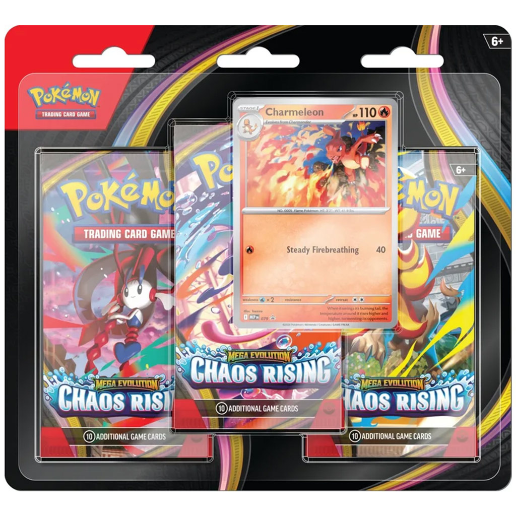 Pokémon TCG : Mega Evolution Chaos Rising 3 pack blister