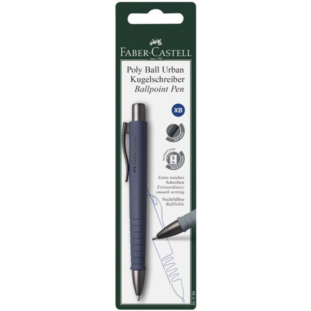 Faber-Castell Poly Ball Urban XB hegy égkék golyóstoll (FC241186