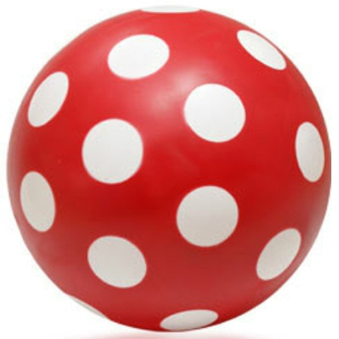 Pöttyös labda matt 11cm-es vásárlás a Játékshopban