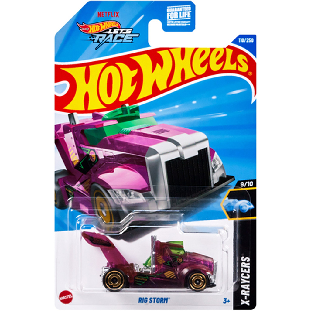 Hot Wheels Rig Storm lila kisautó 1/64 - Mattel vásárlás a Játékshopban