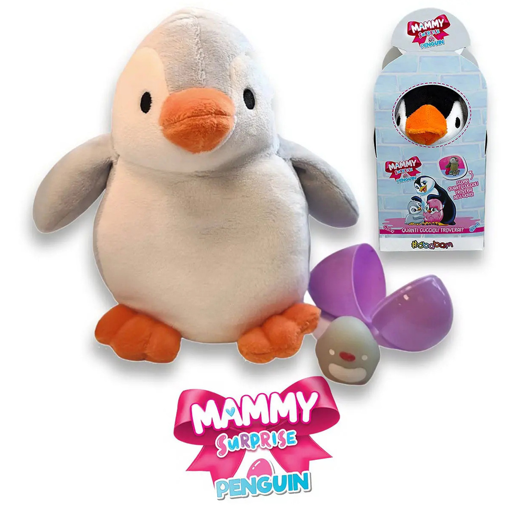 Mammy mini meglepetés plüss pingvin 1db - 2. kép