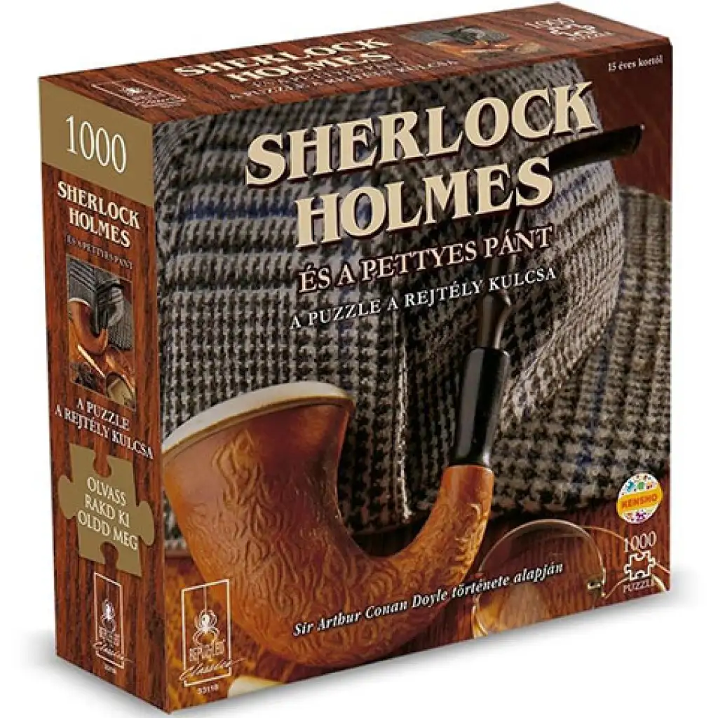 Sherlock Holmes és a pettyes pánt puzzle rejtéllyel 1000db