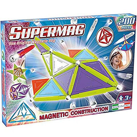 Supermag: Tags Trendy 200db-os mágneses építőjáték szett panelekkel