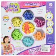 Beads Series: Ékszerkészítő szett 100+ színes betűs gyönggyel