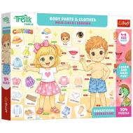 Treflik Testrészek és ruhák oktató jellegű 104db-os puzzle - Trefl