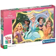 Disney Hercegnők Csodálatos hercegnők Supercolor 104db-os puzzle - Clementoni