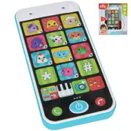 ABC okostelefon fehér-kék színben fénnyel és hanggal 13cm - Simba Toys