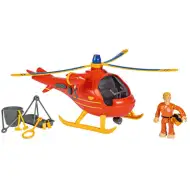 Sam a tűzoltó: Wallaby tűzoltóhelikopter játékszett fénnyel és hanggal, kiegészítőkkel - Simba Toys