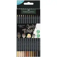 Faber-Castell: Black Edition Skin Tone testszínű 12db-os színes ceruza készlet