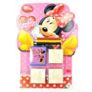 Minnie egér 3db-os nyomdaszett ceruzákkal