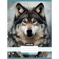Nebulo: Tűzött kockás farkas mintás füzet 87-32 A/4