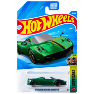 Hot Wheels: '17 Pagani Huayra Roadster zöld kisautó 1/64 - Mattel
