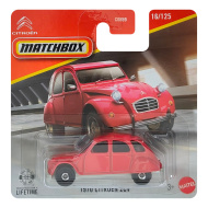 Matchbox: 1970 Citroën 2CV piros kisautó 1/64 - Mattel