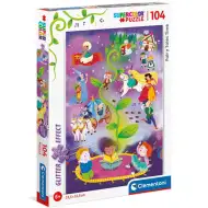 Mese idő Supercolor csillámos-puzzle 104db-os - Clementoni