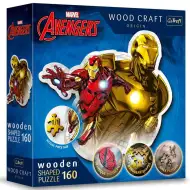 Wood Craft: Marvel Bosszúállók - Vasember 160 db-os prémium fa puzzle - Trefl