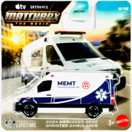 Matchbox A Film: 2024 Mercedes-Benz Sprinter Ambulance kisautó 1/64 - Mattel