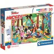 Disney Junior: Mickey egér és barátai Supercolor puzzle 30db-os - Clementoni