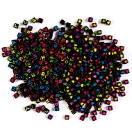 PlayBox: Betűs fekete gyöngy szett 600 db-os