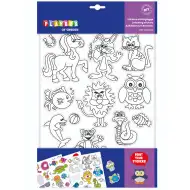 PlayBox: Színezhető 160 db-os matrica szett