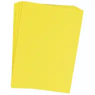 PlayBox: Citromsárga kartonpapír szett A/4-es 25 db-os szett 180gr