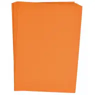PlayBox: Narancssárga kartonpapír szett A/4-es 25 db-os szett 180gr
