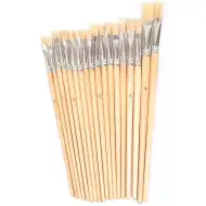 PlayBox: Vaddisznó szőr lapos fejű ecset szett 18db-os