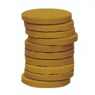 PlayBox: Sötét okkersárga vízfesték utántöltő korong 30mm 1db