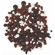 PlayBox: Fa gyöngyszett barna és fehér színekben 450db-os