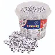 PlayBox: Betűs gyöngy szett vödörben 1250db-os