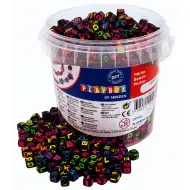 PlayBox: Fekete neon betűs gyöngy szett 1250 db-os