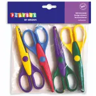 PlayBox: Cikk-cakk olló szett 4db-os