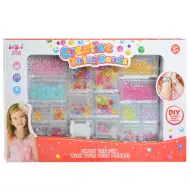 Creative StringBeads: Ékszerkészítő gyöngy szett 200+ átlátszó színes gyöngyökkel