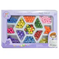 Art&amp;Fun: Ékszerkészítő szett 100+ pöttyös és színes gyöngyökkel