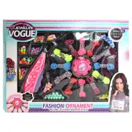 Jewelry Vouge: DIY nagy fonó és ékszerkészítő szett fonógéppel, színes fonalakkal és gyöngyökkel