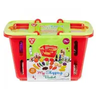 Playgo: Élelmiszer készlet bevásárló kosárban