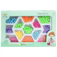 Art&amp;Fun: Ékszerkészítő szett 100+ színes gömb alakú gyöngyökkel