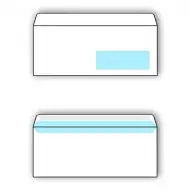 Spirit: Fehér jobb ablakos boríték LA/4 11x23cm 1db