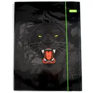 Spirit: Panther fekete párduc mintás gumis mappa A/4-es méretben