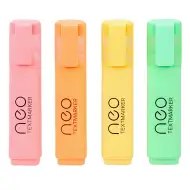 Spirit: Neo PAsztell 4db-os szövegkiemelő filc szett