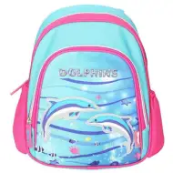 Spirit: Delfinek lekerekített iskolatáska, hátizsák 24x13x31cm