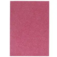 Spirit: Csillámos dekorációs habszivacs lap sötét rózsaszín színben A/4 1db