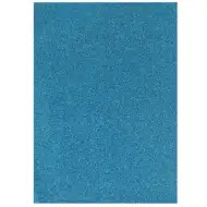 Spirit: Öntapadós csillámos dekorációs habszivacs lap világoskék színben A/4 1db