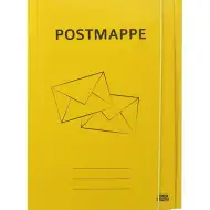 Spirit: Postmappe sárga karton gumis dosszié A4-es