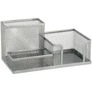 Spirit: Asztali három részes írószertartó fémhálós ezüst