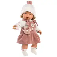 Llorens: Carla 42cm-es síró baba sapiban cumival