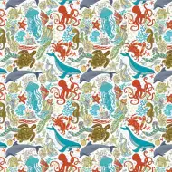 Tengeri állatok csomagolópapír 100x70cm