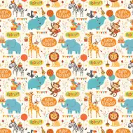 Boldog Születésnapot! Dzsungel állatos csomagolópapír 100x70cm