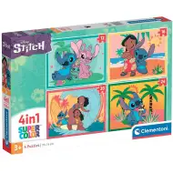 Disney Stitch 4az1-ben Supercolor puzzle - Clementoni
