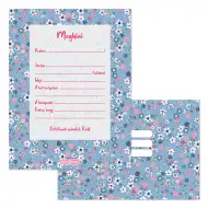 Ars Una: Pearl Blossom Blue 10 db-os meghívó szett borítékkal