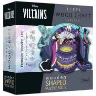 Wood Craft: Disney Gonosztevők 500+5db-os prémium fa puzzle - Trefl